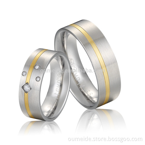 OEM/ODM metal ring factory 316l stainless steel jewelry/ fashion wedding ring